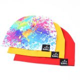 Jednovrstvá klasická čepice barvy na bílé vel. 44 (obvod hlavy 43-46 cm)