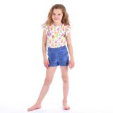 Tričko s volánovým rukávem nanuky vel. 86