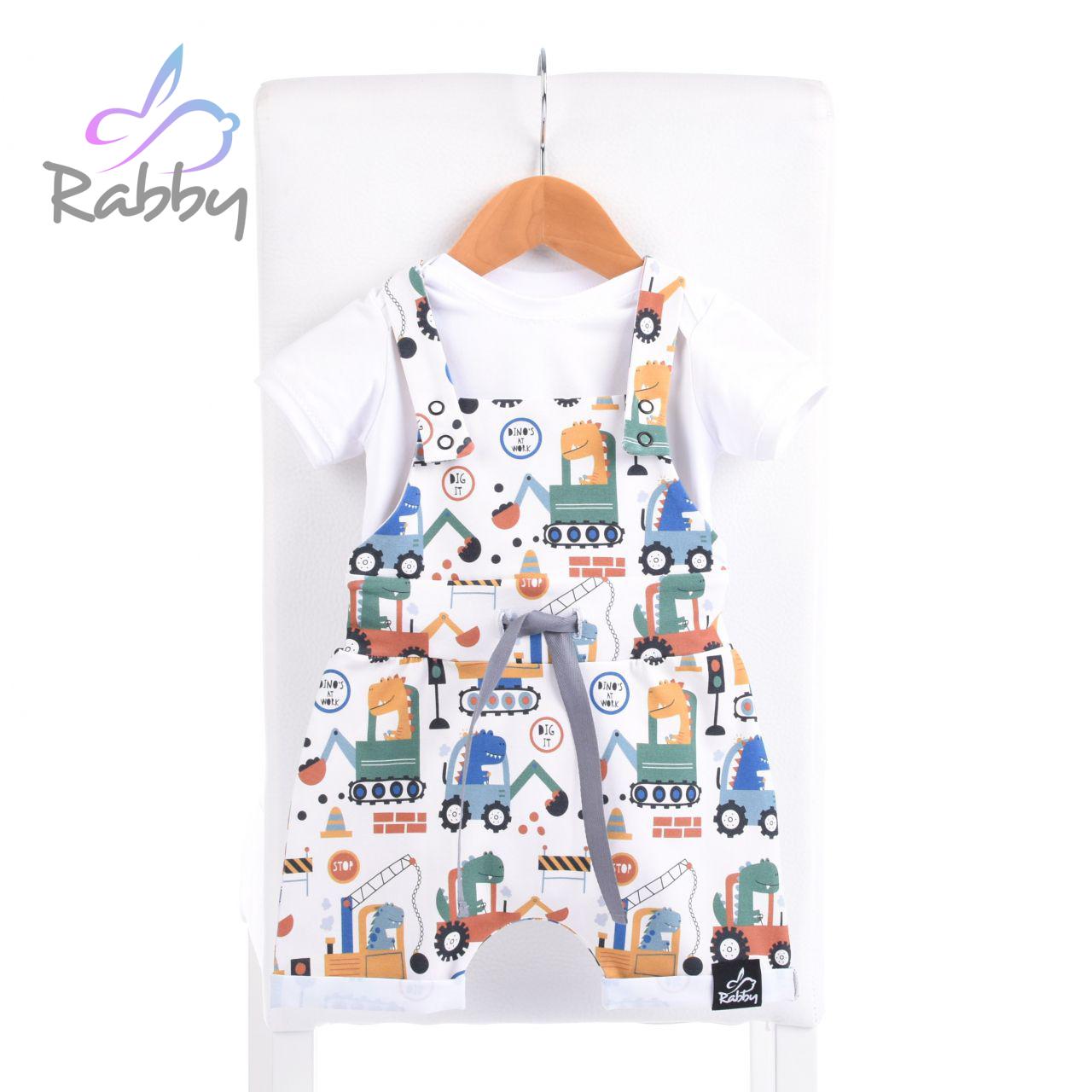 Rostoucí laclové kraťasy dino v bagru vel. 68