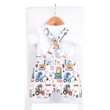 Rostoucí laclové kraťasy dino v bagru vel.  74