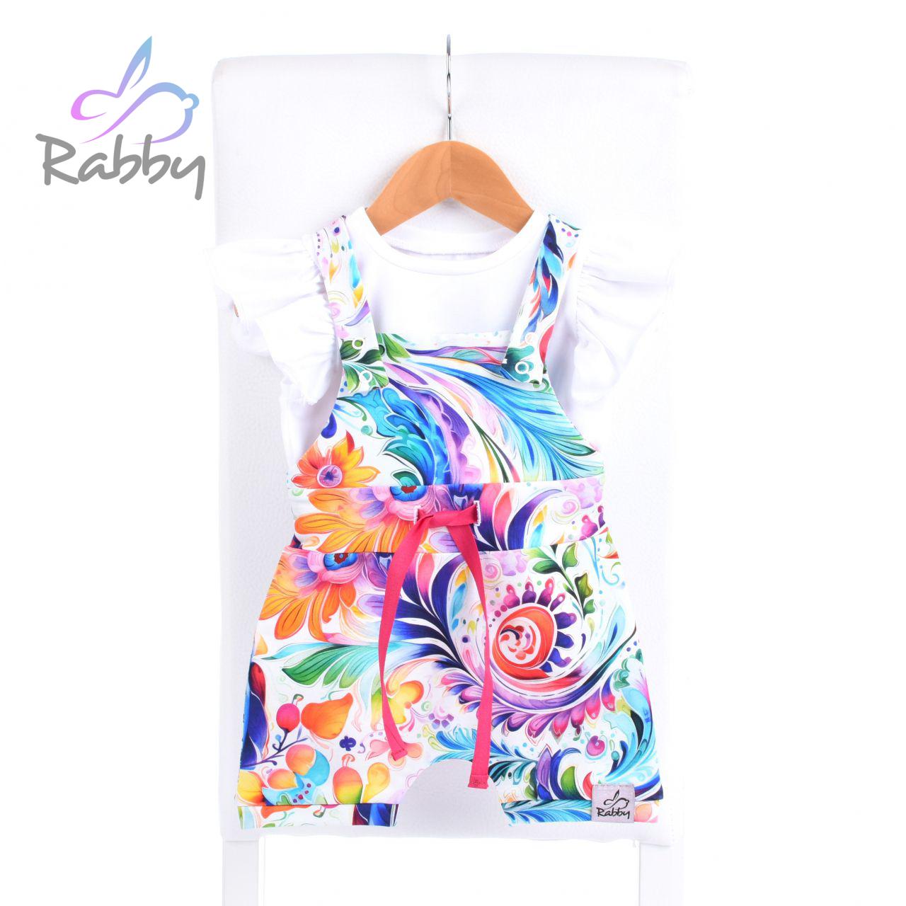 Rostoucí laclové kraťasy folklór vel. 92