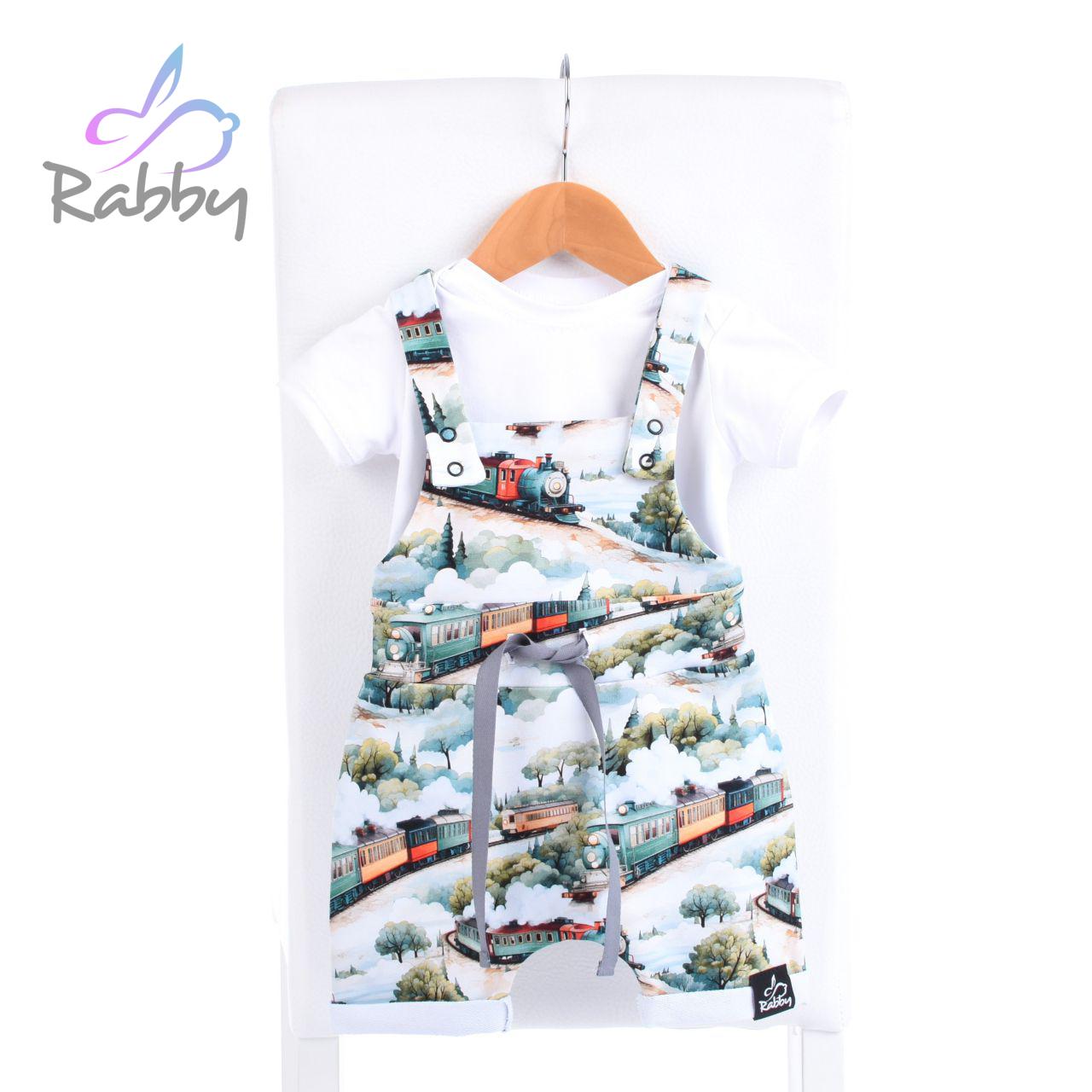 Rostoucí laclové kraťasy mašinky vel. 80