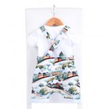 Rostoucí laclové kraťasy mašinky vel. 104