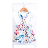 Sukně s laclem modrá louka vel.  74