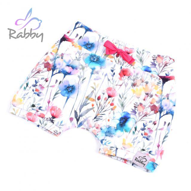 Baggy kraťasy modrá louka vel.  56/62