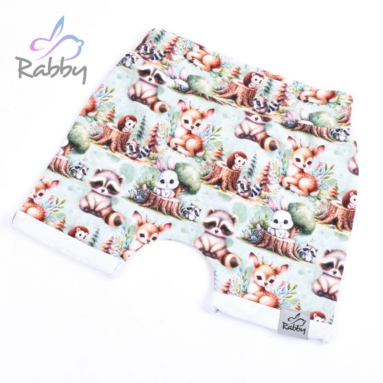 Baggy kraťasy roztomilá zvířátka vel. 68/74