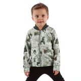 Bomber mikina na zip lesní zvířátka vel.  80