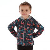 Bomber mikina na zip liška vel. 110