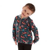 Bomber mikina na zip liška vel. 116