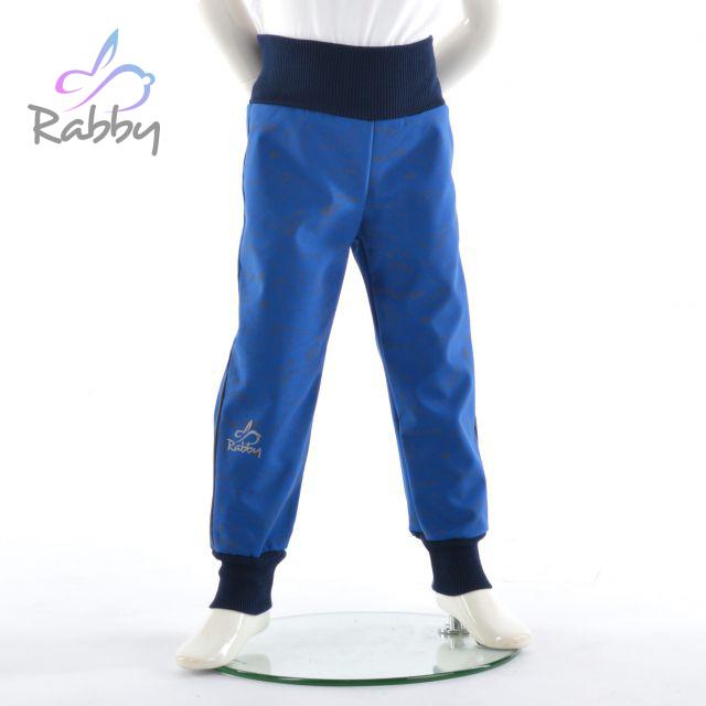 Zimní softshellové kalhoty reflexní dino - klasický střih vel. 92