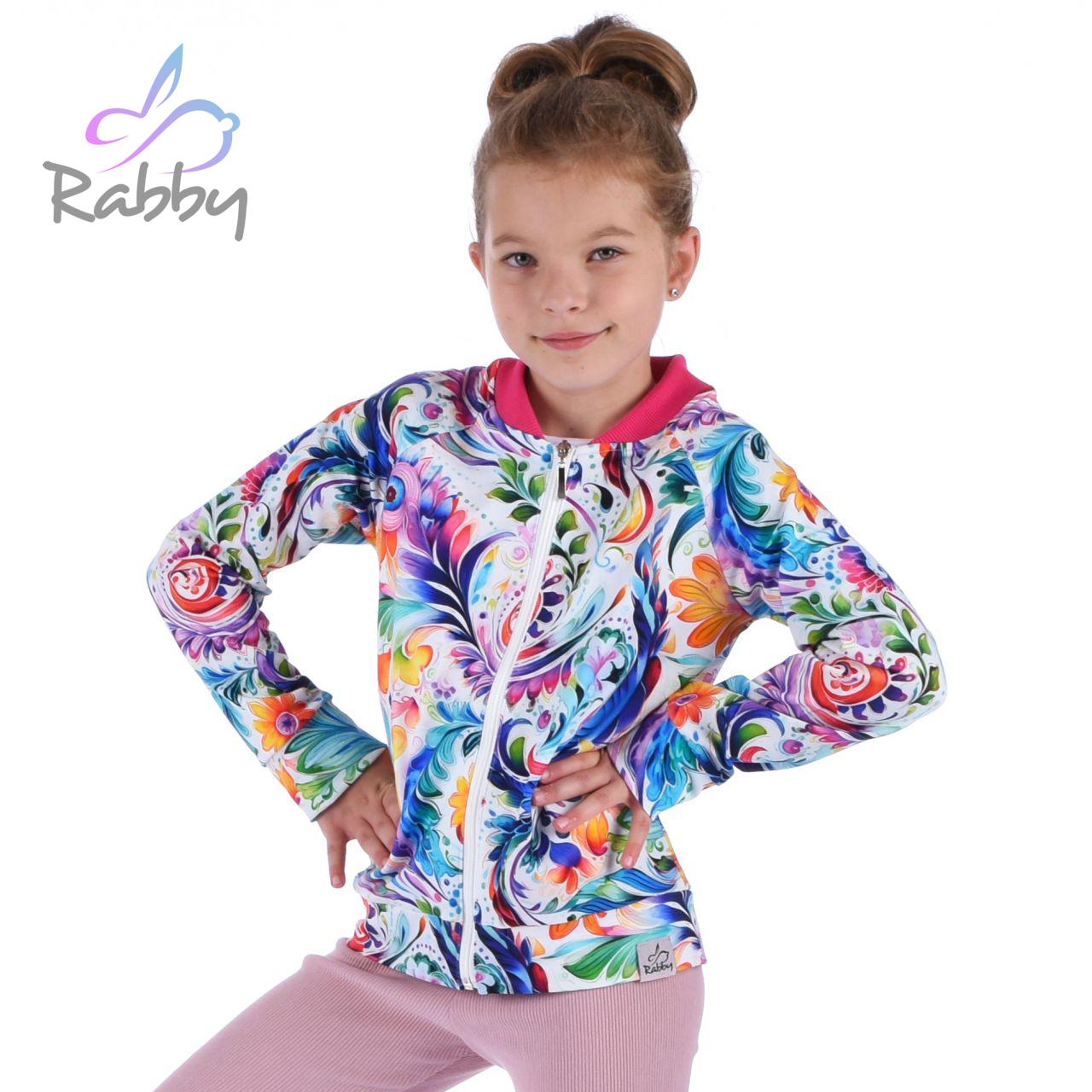 Bomber mikina na zip folklór vel. 92
