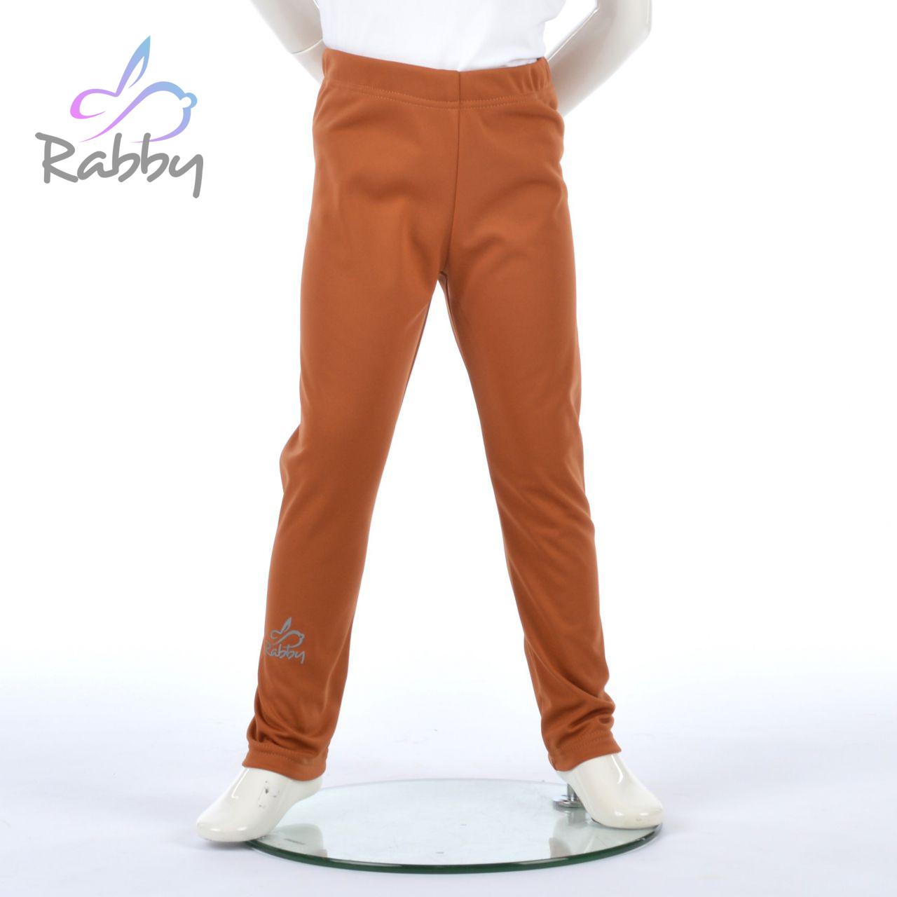 Zateplené elastické softshellové legíny karamel vel. 98