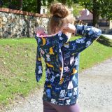 Mikina s oušky kočky vel. 98