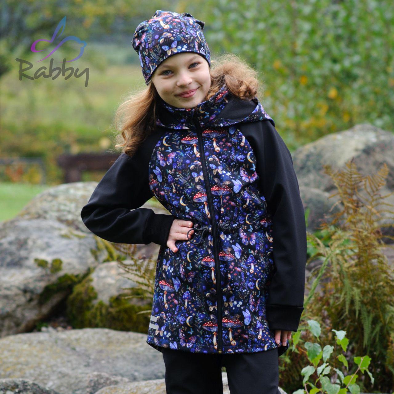 Softshellová parka magické houby vel. 80