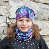 Homeless čepice rozkvetlý les vel. 54 (obvod hlavy 53-56 cm)