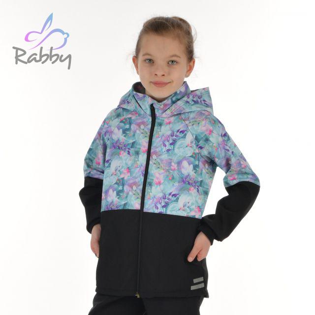 Softshellová bunda lístky na mintu vel. 98