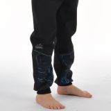 Zimní softshellové kalhoty černé s přestřižením technika - klasický střih vel. 122