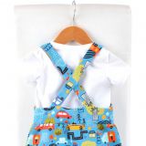 Rostoucí laclové kalhoty auta ve městě vel.  56/62