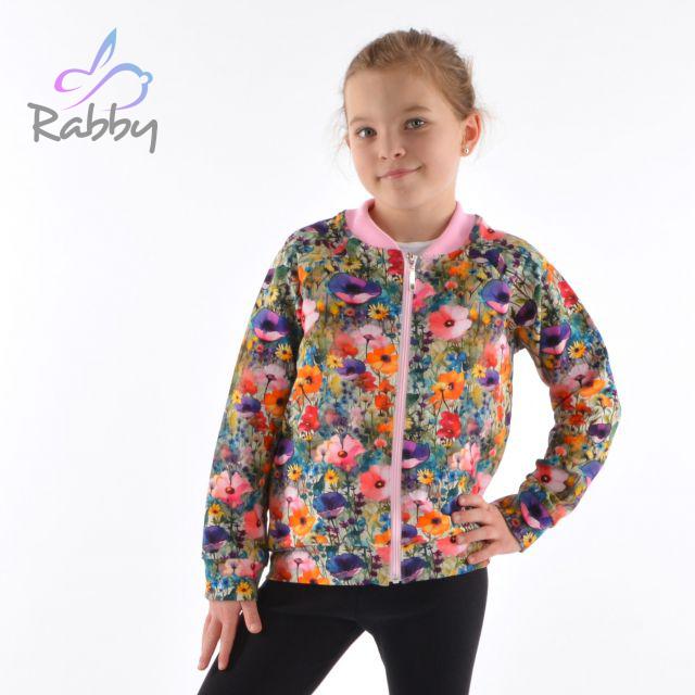 Bomber mikina na zip louka* vel.  98