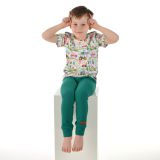 Tričko s krátkým rukávem oranžová auta vel.  86