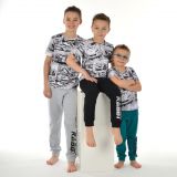 Tričko s krátkým rukávem komiksová auta vel. 122