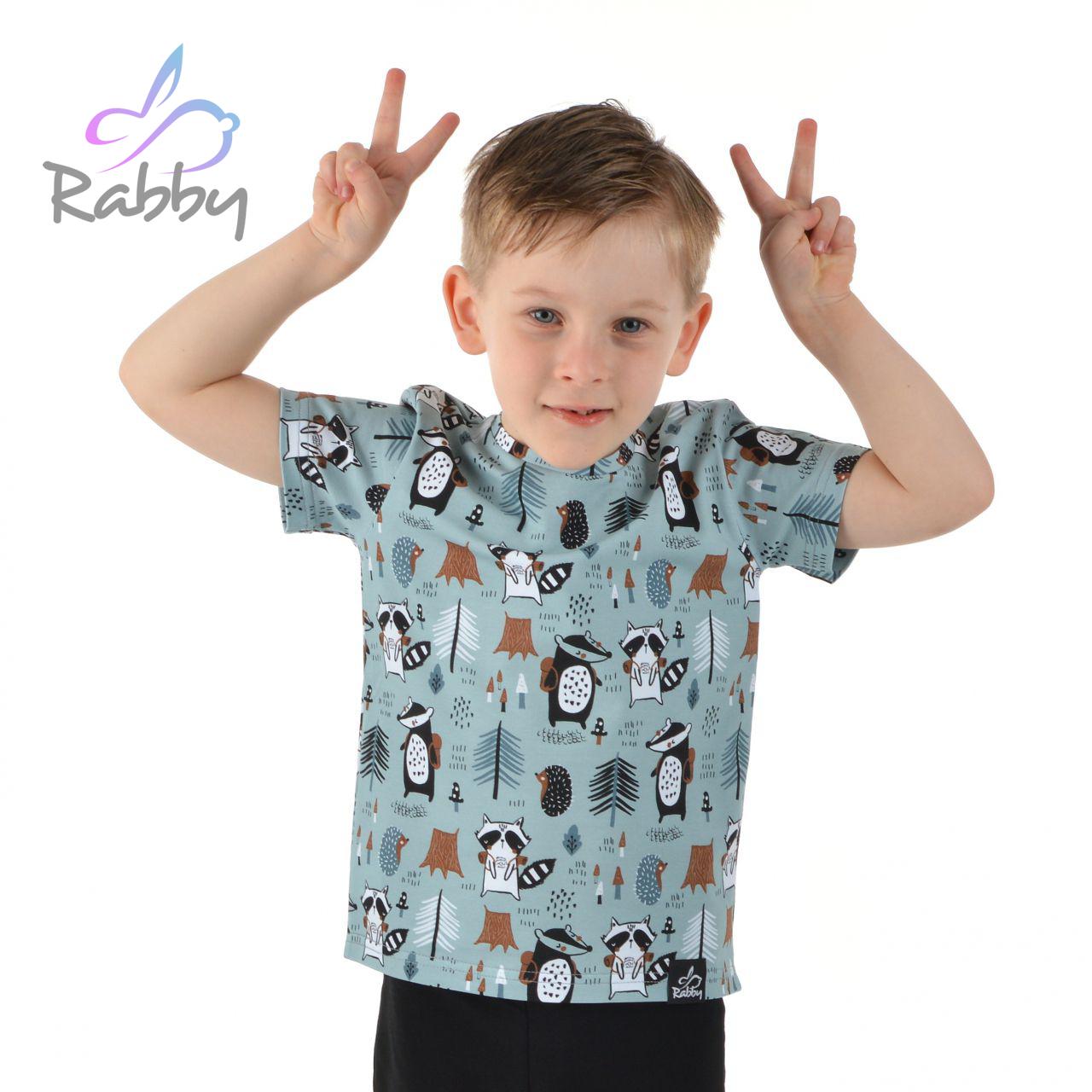 Tričko s krátkým rukávem mýval vel. 134