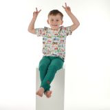 Tričko s krátkým rukávem oranžová auta vel. 116