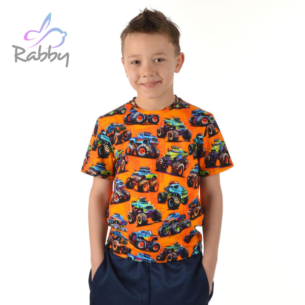 Tričko s krátkým rukávem trucky vel. 104