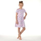 Šaty řasené jednorožci vel. 110