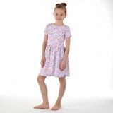 Šaty řasené jednorožci vel. 110