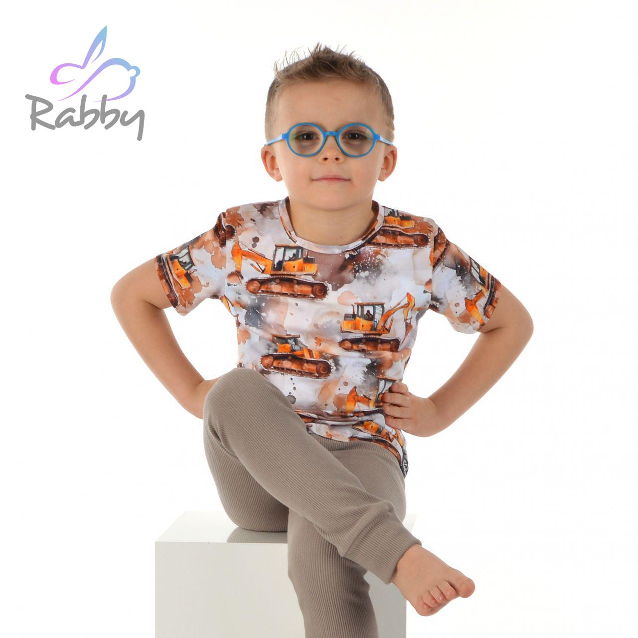 Rostoucí basic legíny s nápletem Ottoman béžová vel. 98/104