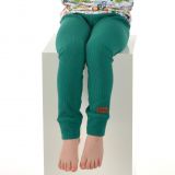 Rostoucí basic legíny s nápletem Ottoman smaragd vel. 116/122