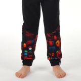 Klasické tepláky černé s přestřižením spider vel. 110