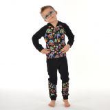 Bomber mikina na zip traktory na černé vel. 98