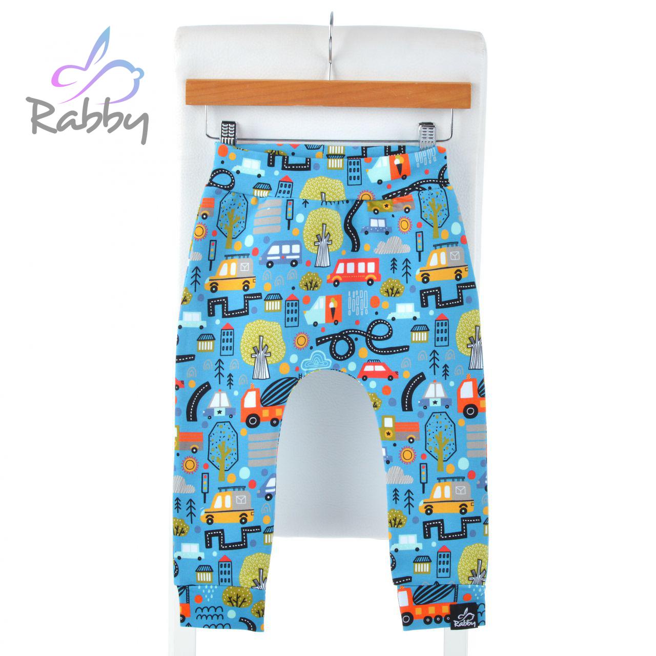 Baggy tepláčky auta ve městě vel. 80