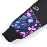 Jarní softshellové kalhoty černé s přestřižením lístky - klasický střih vel.  86