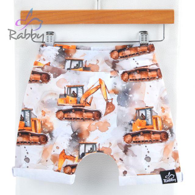 Baggy kraťasy bagry na bílé vel.  56/62