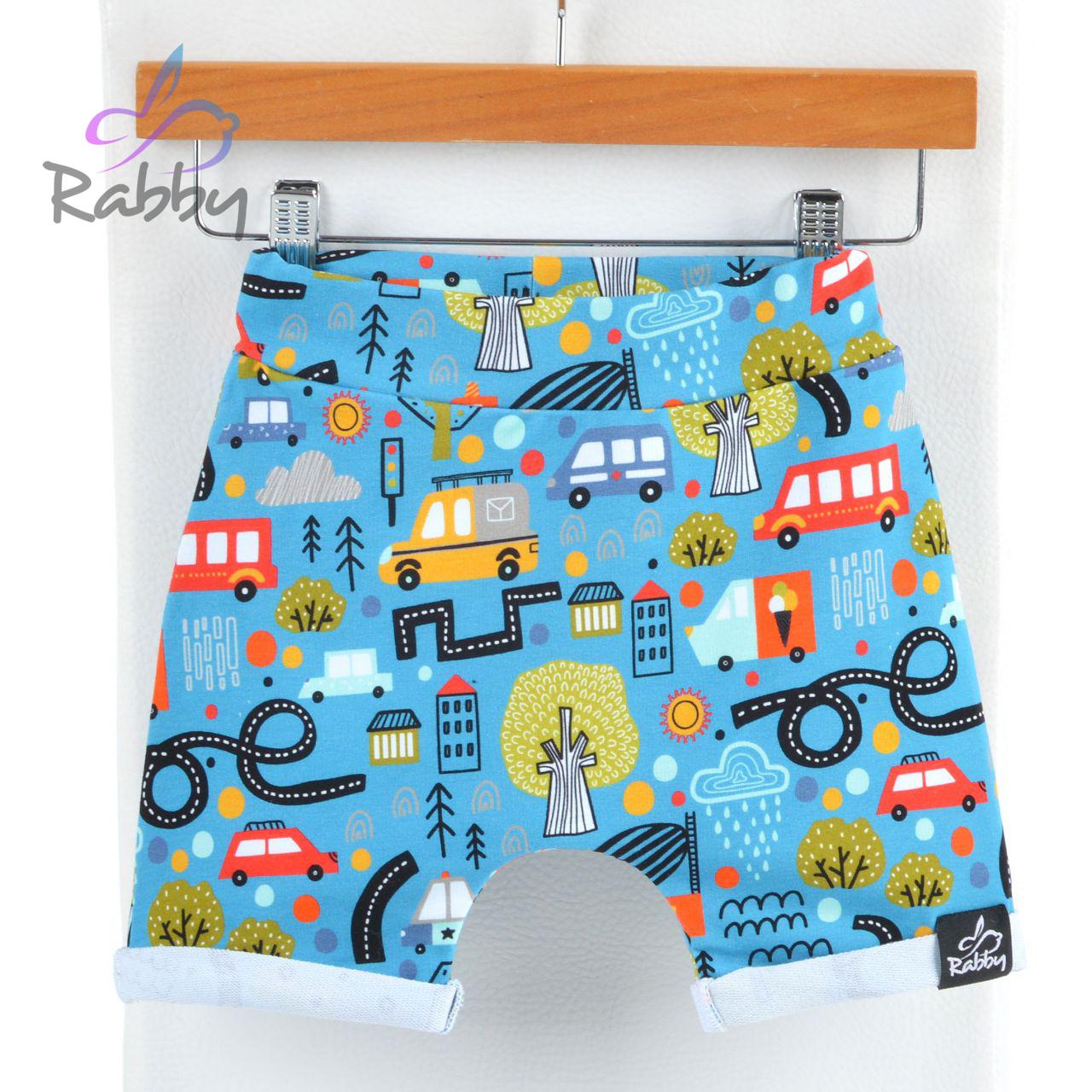 Baggy kraťasy auta ve městě vel.  80/86