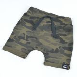 Baggy kraťasy zelený maskáč vel. 104/110