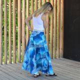 Dámská sukně dlouhá mořská vel. S