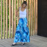 Dámská sukně dlouhá mořská vel. S