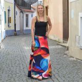 Dámská sukně dlouhá retro vel. XXL
