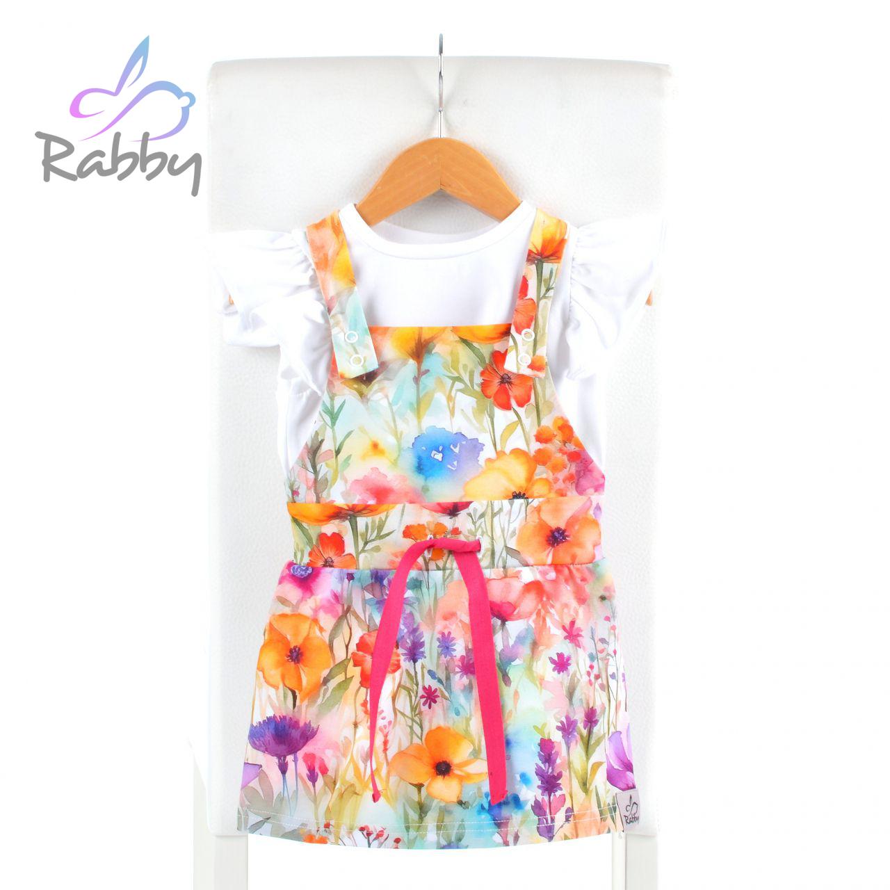 Sukně s laclem louka vel. 86