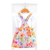 Sukně s laclem louka vel. 110