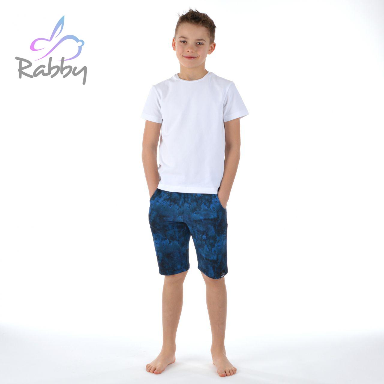 Klasické kraťasy modrý beton vel. 98