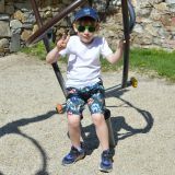 Klasické kraťasy dino na petroleji vel. 140