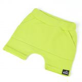 Baggy kraťasy limeta s kapsou vel. 74/80