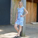 Dámské šaty lístky na mintu vel. 34