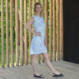 Dámské šaty jarní květy vel. 38