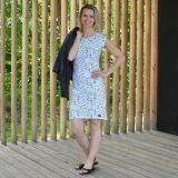 Dámské šaty jarní květy vel. 38